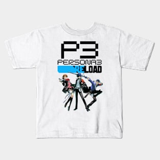 Persona 3 Reload Characters Kids T-Shirt